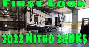 First look at the 2022 XLR Nitro 28DK5 - fifth wheel toy hauler by Forest River Inc.