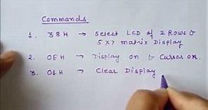 Lecture 24: Basics of LCD Interfacing | LCD interfacing with microcontroller