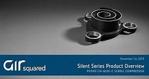 Silent Series P05H012A-BLDC-C Oil-Free Scroll Compressor Overview