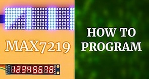 Program guide: How to control MAX7219 displays with a PIC16F1455 microcontroller