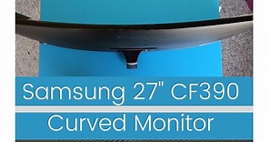 Samsung 27 inch CF390 Curved Monitor Review - Most affordable curved monitor | C27F390
