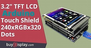 Arduino 3.2 TFT LCD Touch Shield w/ILI9341,Library for Mega/Due/Uno