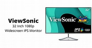 ViewSonic | Screen Split Capability HDMI and DisplayPort (VX3276-MHD)