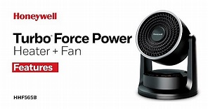 Honeywell Digital TurboForce® Power Heater + Fan HHF565B – Product Features