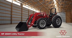 Overview of the MF 2600 H Series Utility Tractors