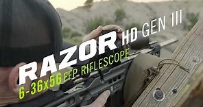 Razor® HD Gen III 6-36x56 FFP Riflescope | Everything is in Range