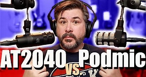 Audio-Technica AT2040 vs. Rode Podmic - The $99 microphone showdown!