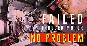Quick & Easy Furnace Inducer Motor Replacement - 80% ICP Gas Furnace Inducer Fan Motor Repair