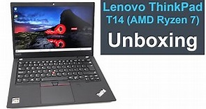 ThinkPad T14 (AMD Ryzen 7) Laptop Unboxing