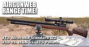 JTS Airacuda Standard .22 - Testing JSB, H&N, and JTS pellets for best accuracy!