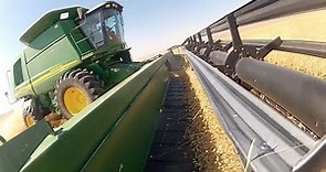 2012 Canada Canary Seed Harvest - John Deere 9860 STS Combine