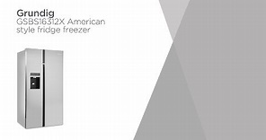 Grundig GSBS16312X American-Style Fridge Freezer - Steel | Product Overview | Currys PC World