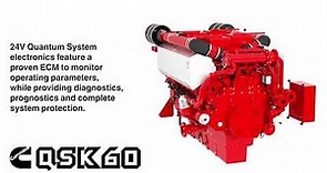 Cummins Marine Engines - QSK60 T4 IMO III
