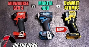 DeWalt s All New DCF850 Tiny Impact Driver Dyno d vs Milwaukee & Makita XGT