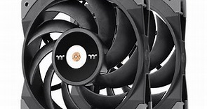 Thermaltake TOUGHFAN 14 Black PWM 500 - 2000 RPM Controlled High Static Pressure 140mm Circular Radiator Fan with Anti-Vibration Mounting System Cooling, (2 Fan Pack), CL-F085-PL14BL-A - Newegg.com