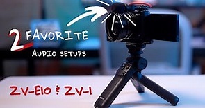 Sony ZV-E10 & Sony ZV-1 Audio Setups - My 2 Favorite Microphones + How To Relocate Your 3.5mm Output