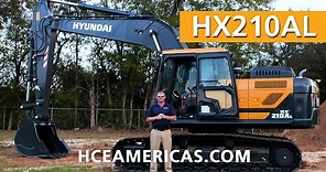 HX210A Hyundai Excavator Product Features - Machine Walkaround