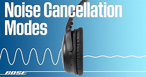 Bose QuietComfort 35 II – Noise Cancellation Modes