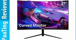 CRUA Curved 27 Inch Gaming Monitor [144Hz 1ms Full HD 1080P] ✅ Review