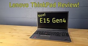 Lenovo ThinkPad E15 Gen 4 Review with Benchmarks and a Look Inside