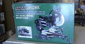 Masterforce Compact-Slide 10 Dual Bevel Miter Saw