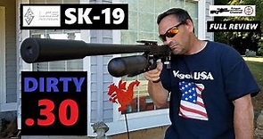 LCS Air Arms .30 caliber SK19 (Full Review) Semi/Full Auto PCP Air Rifle + Accuracy Test