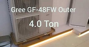 Gree AC GF-48FW Outer - Floor Standing 4.0 Ton Non Inverter Technology with Specification video
