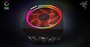 AMD Wraith Prism LED RGB Cooler Fan from Ryzen 7 2700X - Test