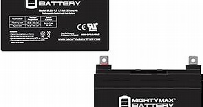 Mighty Max Battery 12V 35AH SLA Battery Replacement for SLAA12-35C, SLADC12-35J - 2 Pack