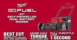 Milwaukee® M18 FUEL™ 21 Self-Propelled Dual Battery Mower