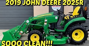 2019 John Deere 2025r Overview! Tractor, 120r Loader, AutoConnect 60 Deck, 54 Snowblower, Warranty!