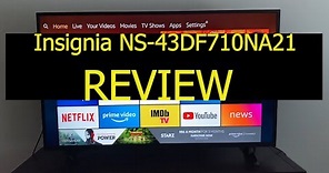 Insignia NS-43DF710NA21 43-inch Smart 4K UHD - Fire TV Edition Review 2020