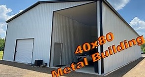 40x80 Metal Building Garage