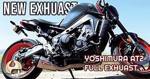 Yamaha MT 09 2021 First Ride with Yoshimura AT2 Full Exhaust