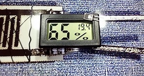Humidity meters and their sensors.