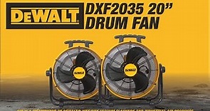 SIP | 05680 DEWALT® DXF2035 20 Drum Fan