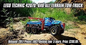 LEGO Technic 42070: 6x6 All Terrain Tow Truck In-depth Review & Speed Build [4K]
