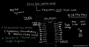 74LS373 LATCH CHIP || Microprocessor