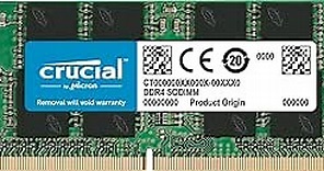 Crucial 16GB Single DDR4 2133 MT/s (PC4-17000) DR x8 SODIMM 260-Pin Memory - CT16G4SFD8213
