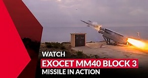 Exocet MM40 Block 3 missile