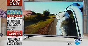 LG 43 LED 1080p Full HD Smart TV | HSN