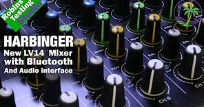 NEW Audio Mixer from Harbinger LV14 14-Channel Analog Mixer with Bluetooth, FX & USB Audio