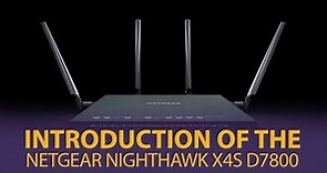 Introduction of the NETGEAR Nighthawk X4S D7800 Dual-Band AC2600 WiFi Modem Router