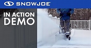 24V-X2-SB18 - Snow Joe 48-Volt IONMAX Cordless 18-Inch Snowblower Kit - Live Demo