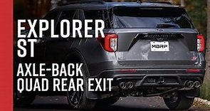 2020+ FORD EXPLORER ST // MBRP 2.5 Axle-Back, Quad Rear Exit Exhaust