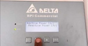 DELTA RPI M30A 30Kw Solar Inverter programming