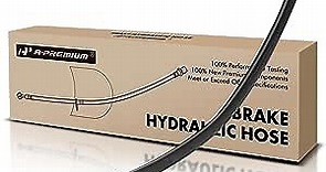 A-Premium Rear Driver Outer Brake Hydraulic Hose Compatible with Select Nissan Models - Juke 2011 2012 2013 2014 2015 2016 2017, AWD - Replace# 462101KD2C