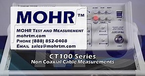 Non Coaxial Measurements with the MOHR CT100B Series TDR
