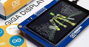 A Display From Arduino | Arduino GIGA Display Shield