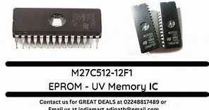 M27C512 12F1 EPROM UV Memory IC